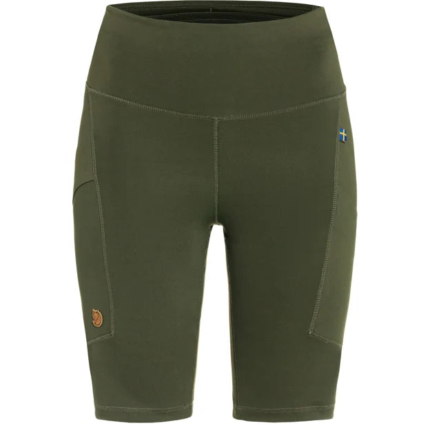 Abisko Short Tights W Terracotta Brown XXS