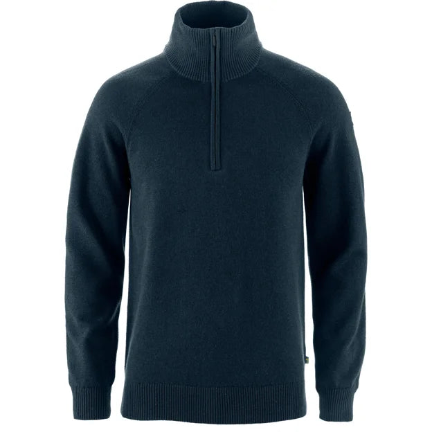Övik Lite Half Zip M Grey-Melange XS