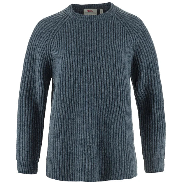 Övik Rib Sweater W Chalk White XXS