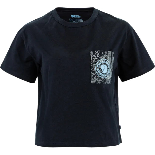 Logo Pocket T-Shirt W Eggshell XXS