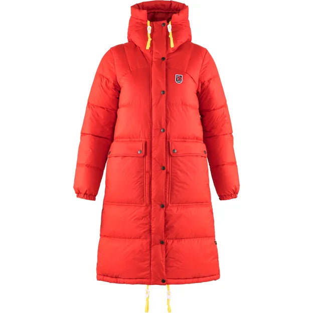 Expedition Long Down Parka W True Red XXS