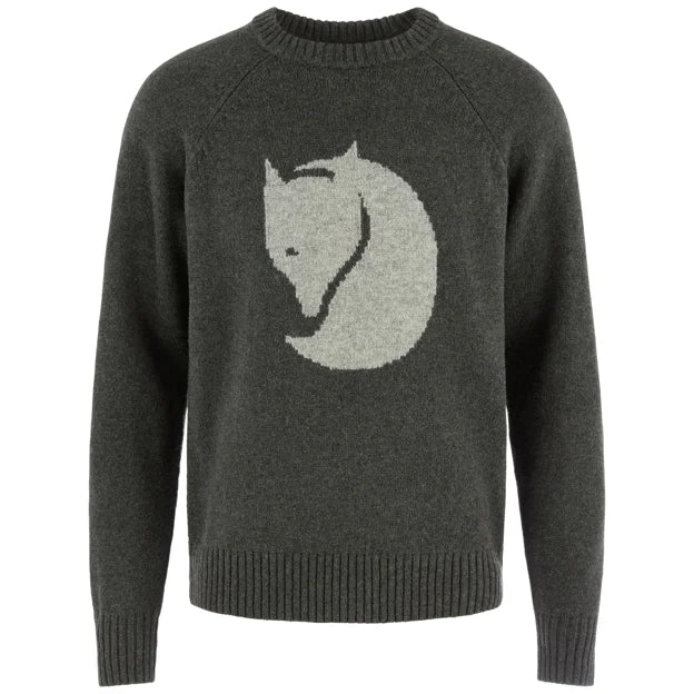 Fjällräven Logo Knit Sweater M Light Beige XS