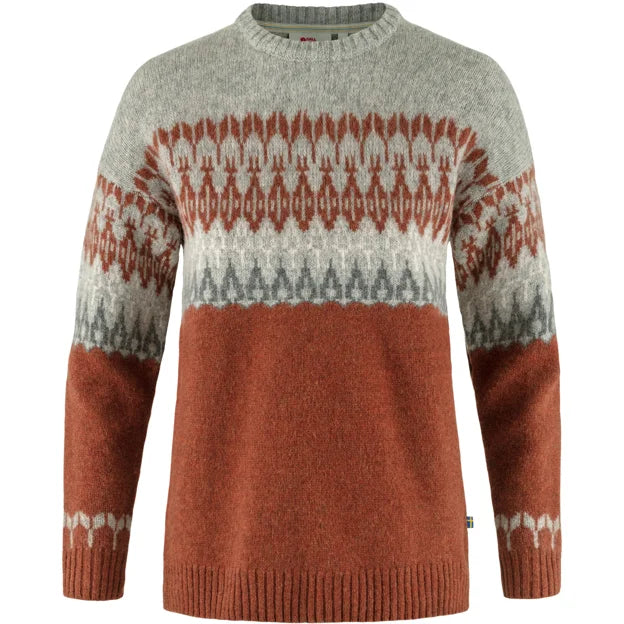 Övik Path Knit W Grey-Chalk White XXS