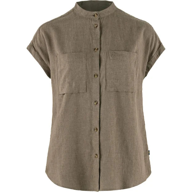 Övik Hemp Shirt SS W Chalk White XXS