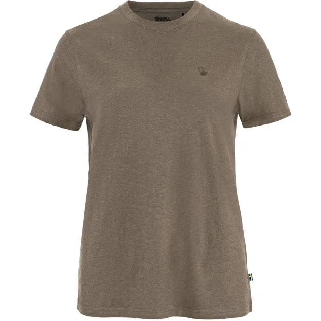 Hemp Blend T-shirt W Chalk White XXS