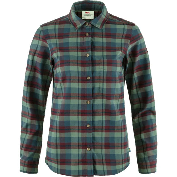 Singi Fjäll Shirt W Port-Patina Green XXS