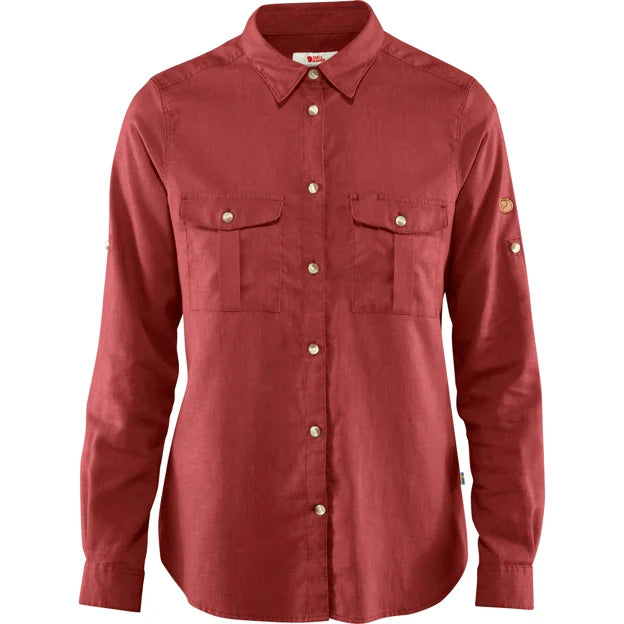 Övik Travel Shirt LS W Sand Stone XXS