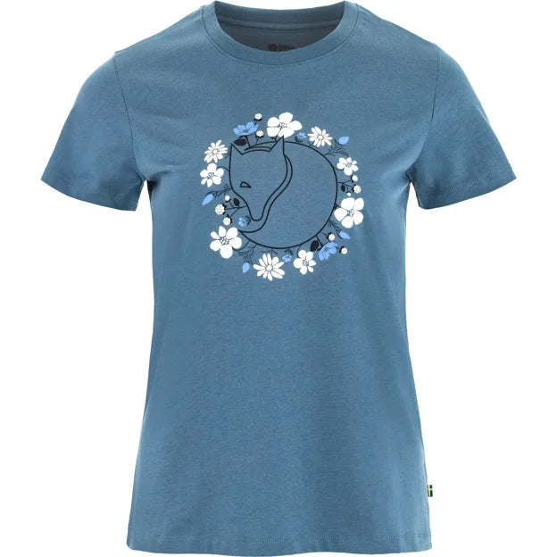 Fjällblomster Fox T-shirt W Chalk White XXS