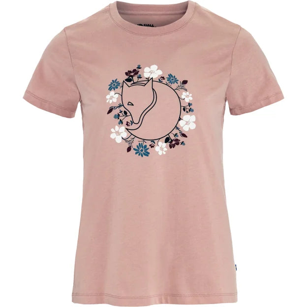 Fjällblomster Fox T-shirt W Chalk White XXS
