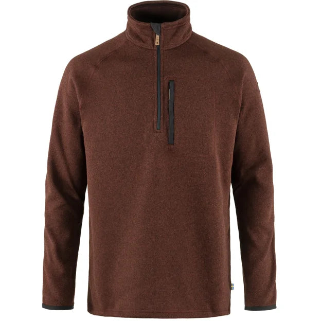 Övik Fleece Half Zip M Dark Grey XS