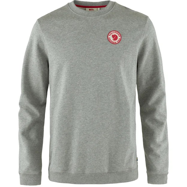 1960 Logo Badge Sweater M Grey-Melange XS