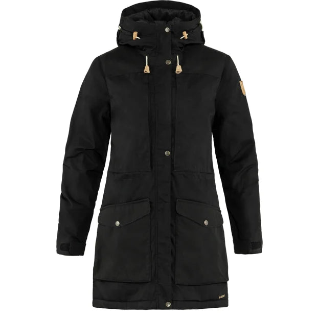 Singi Wool Padded Parka W Black XXS