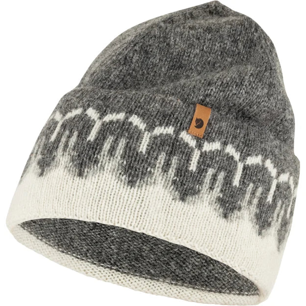 Övik Path Knit Beanie Chalk White-Grey One Size