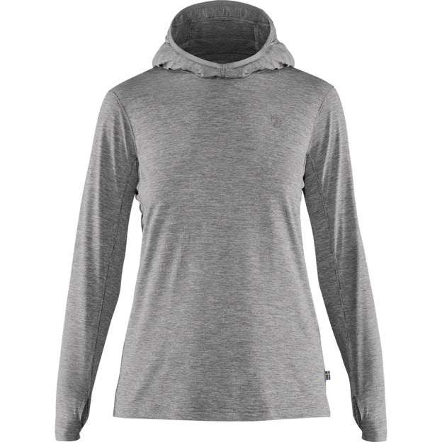 Abisko Sun-hoodie W Shark Grey XXS
