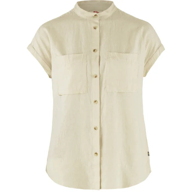 Övik Hemp Shirt SS W Chalk White XXS