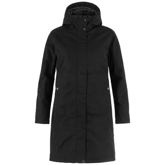Kiruna Hydratic Padded Parka W Suede Brown XXS