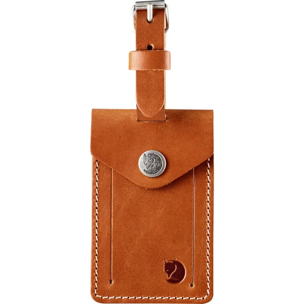 Leather Luggage Tag Leather Cognac One Size
