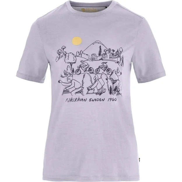 Hoja Lugnt Wool T-shirt W Fossil XXS