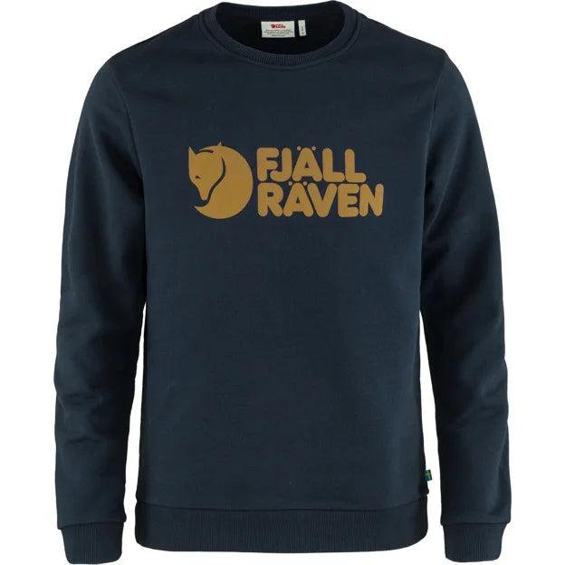 Fjällräven Logo Sweater M Grey-Melange XS