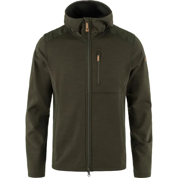 Keb Fleece Hoodie M Buckwheat Brown XS