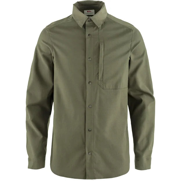 Keb Trekking Shirt LS M Dark Navy-Dark Navy XS