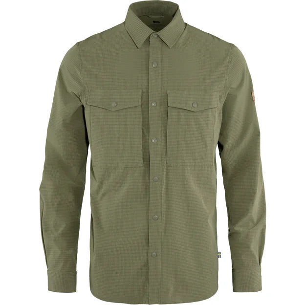 Abisko Trekking Shirt M Light Olive XS