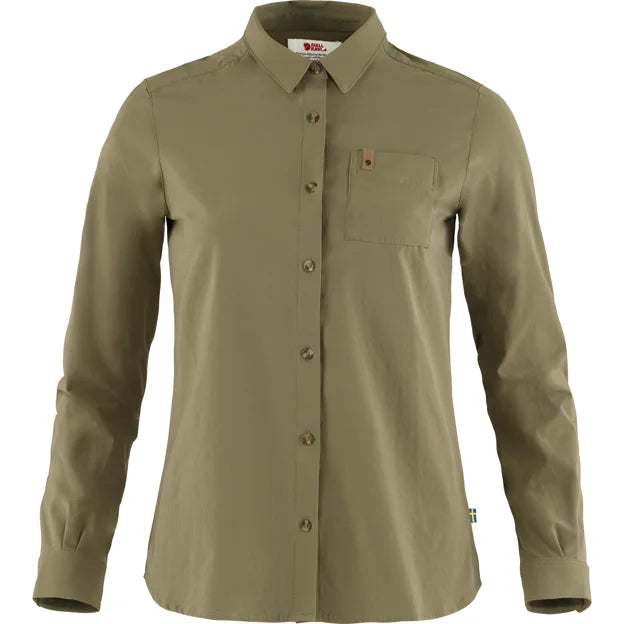 Övik Lite Shirt LS W Navy XXS