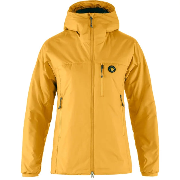 Bergtagen 60 Insulation Jkt W Mustard Yellow-Mountain Blue XXS