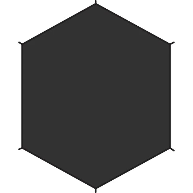Dome 3 Footprint Black 3 Person