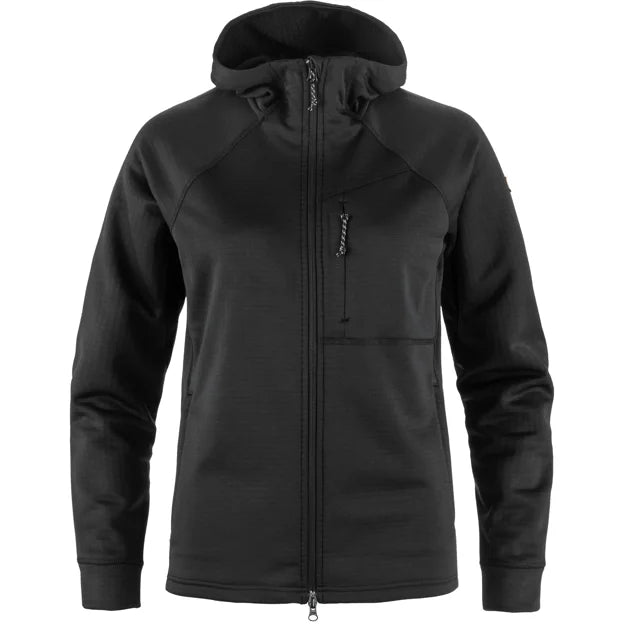 Abisko Grid Fleece Hoodie W Dusty Rose XXS