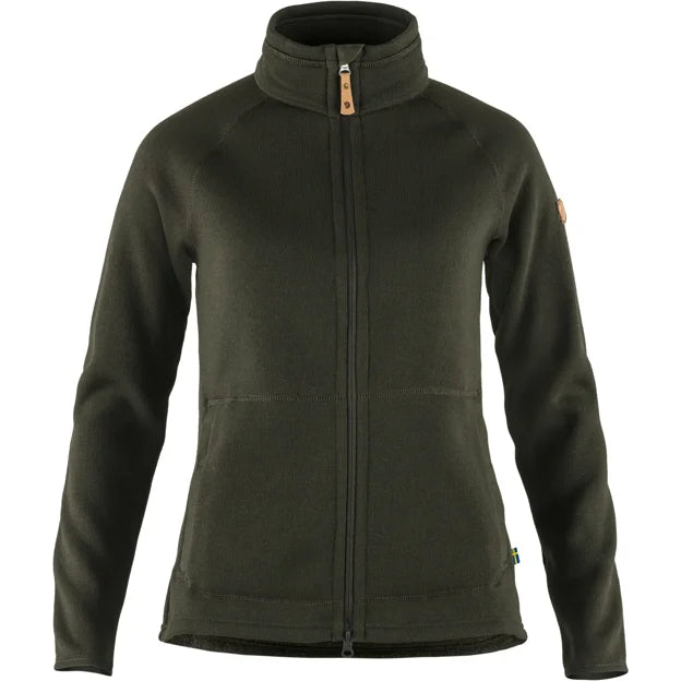 Övik Fleece Zip Sweater W Navy XXS