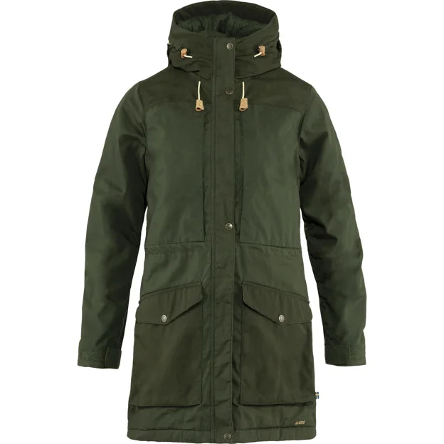 Singi Wool Padded Parka W Black XXS