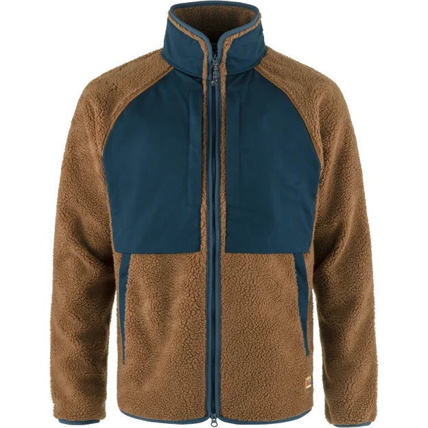 Vardag Pile Jacket M Chalk White-Indigo Blue XS