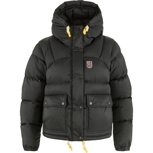Expedition Down Cropped Jacket W Black XXS