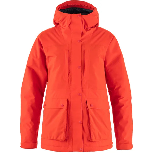 HC Hydratic Padded Jacket W Flame Orange XXS