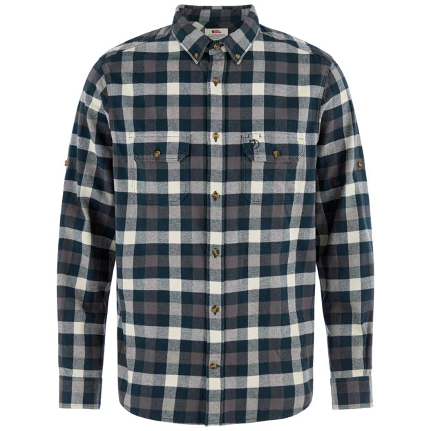 Skog Relaxed Shirt M Autumn Leaf-Wood Brown XS