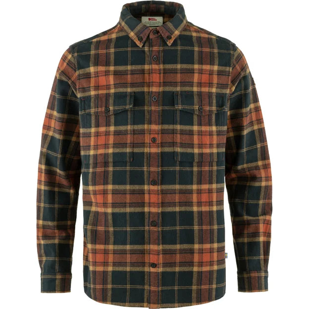 Övik Twill Shirt M Dark Grey-Dark Grey XS
