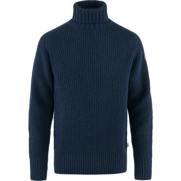 Övik Roller Neck Sweater M Chalk White XS