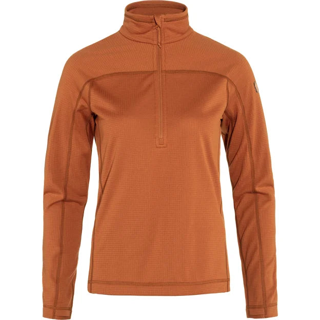 Abisko Lite Fleece Half Zip W Dune Beige XXS