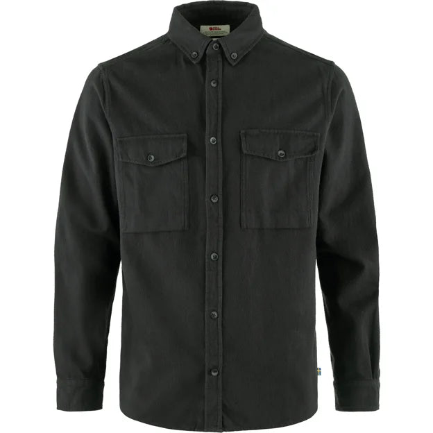 Övik Twill Shirt M Dark Grey-Dark Grey XS