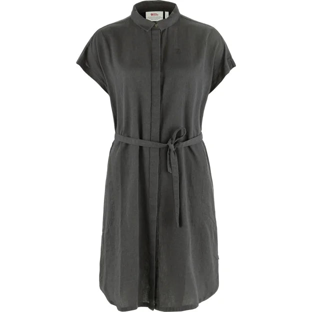 Övik Hemp Dress W Dark Grey XXS