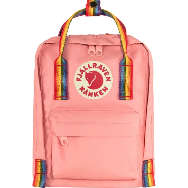 Kånken Rainbow Mini Black-Rainbow Pattern 7L
