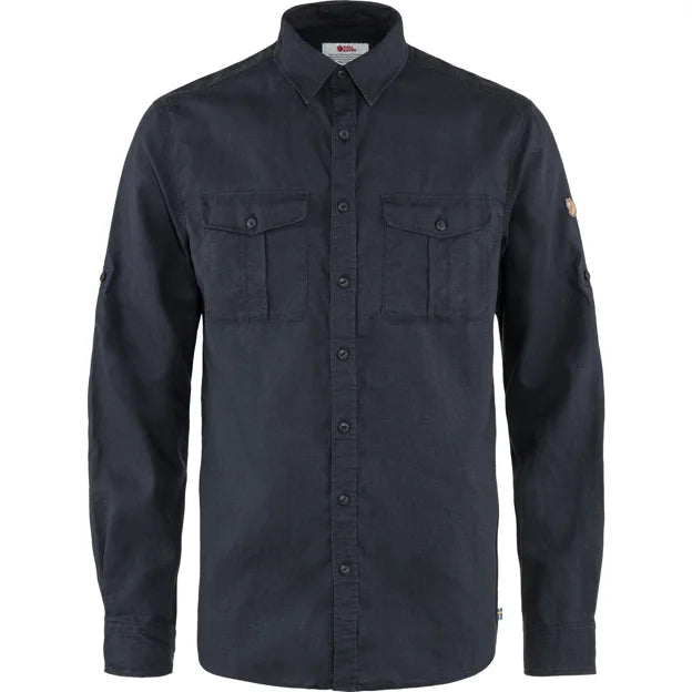 Övik Travel Shirt LS M Sand Stone XS