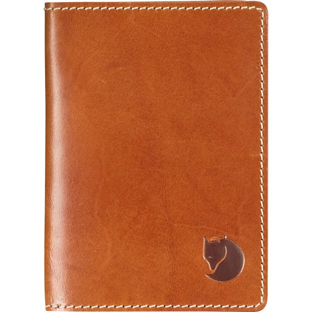 Leather Passport Cover Leather Cognac One Size