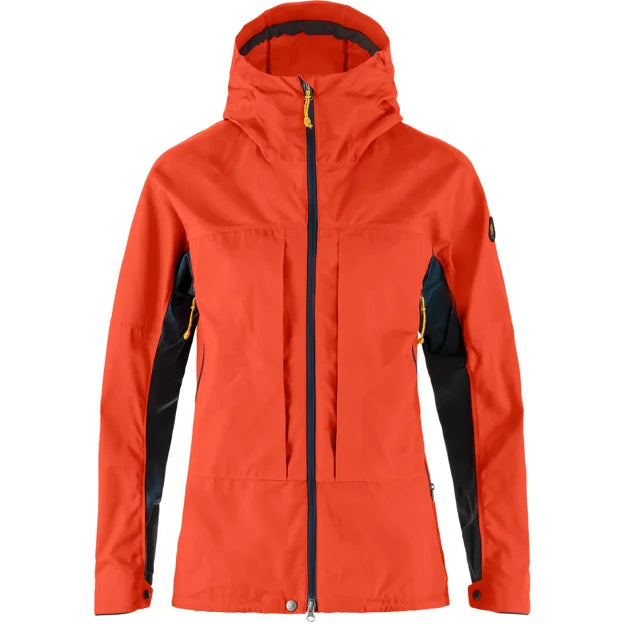 Bergtagen G-1000 Jacket W Flame Orange-Mountain Blue XXS
